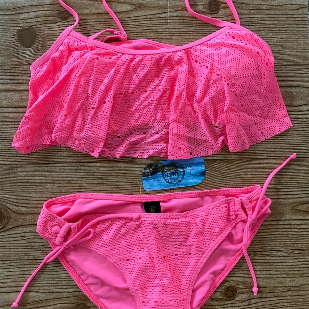 BRAND NEW Ruffle Mesh Bikini